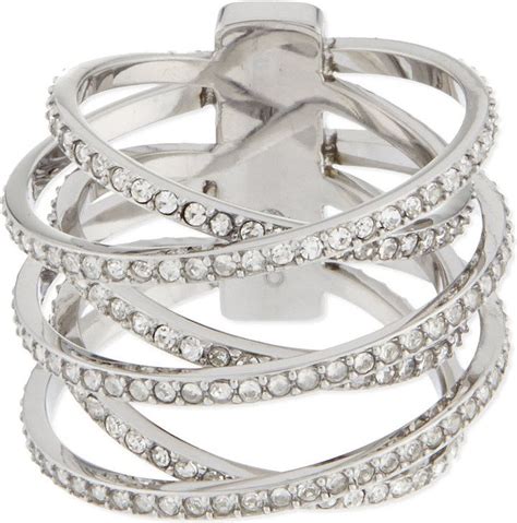 michael kors brilliance crisscross ring|Michael kors brilliance criss cross ring .